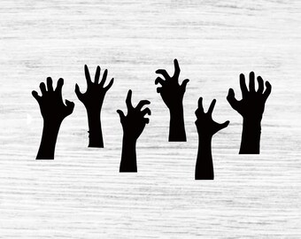 Zombie Hand Vinyl Decal: Die Cut Sticker for Car, Window, Decor