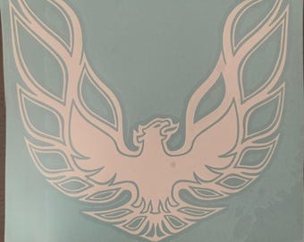 Firebird Decal, Bird Vinyl Car Decal, Wall, Laptop, Cell, Truck Sticker for Windows