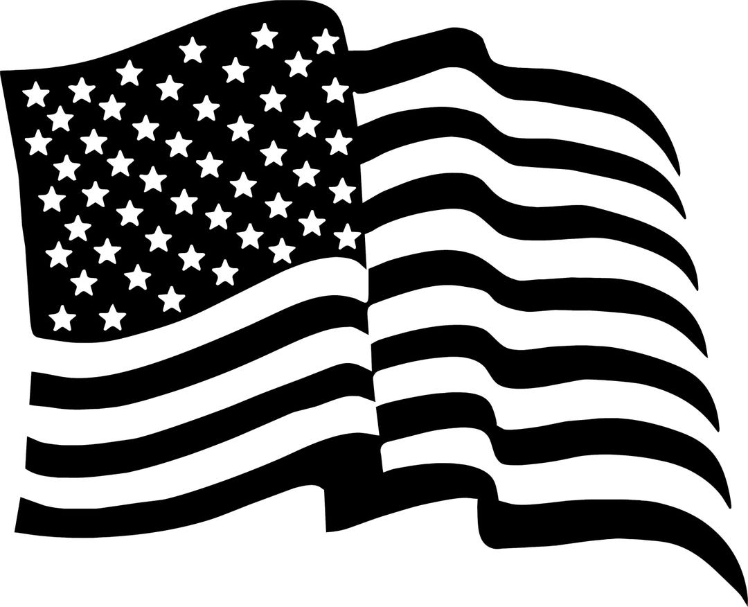 New General Patriotic Vinyl Decal Stickers - Waterproof, Made In USA - Ideal For Tumblers, Cars, Laptops - 2-Pack, 3x3 Inches - Valor & Virtue - VDS-3030 -Virtue-2PK