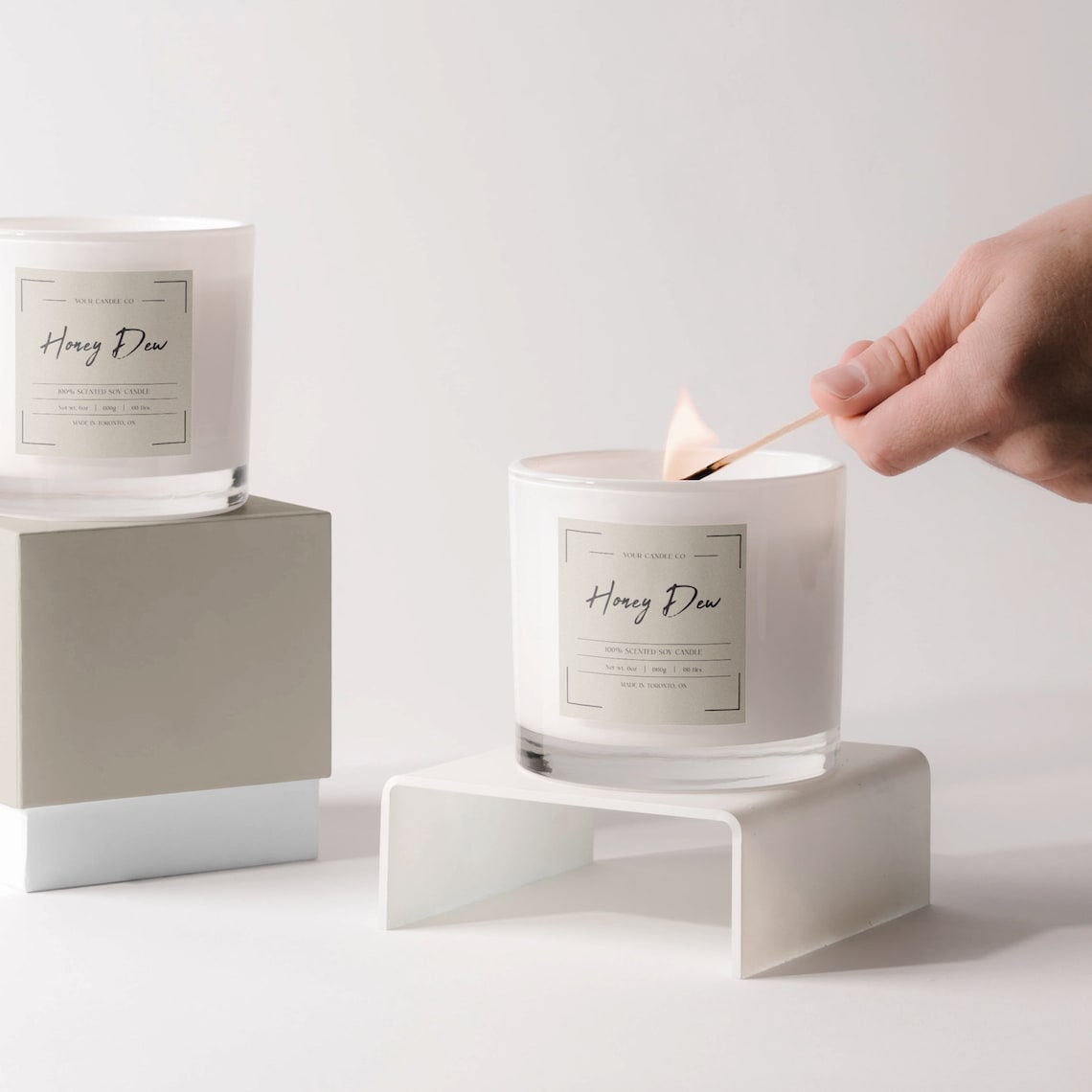 Custom Candle Labels: Personalized Waterproof Vinyl Stickers - Etsy