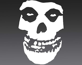 Misfits Skull Vinyl Decal: Punk Rock Sticker