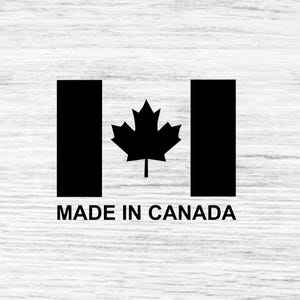 Canada Flag Decal: Vinyl Die Cut Sticker