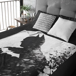 Black and white superhero bedding discount