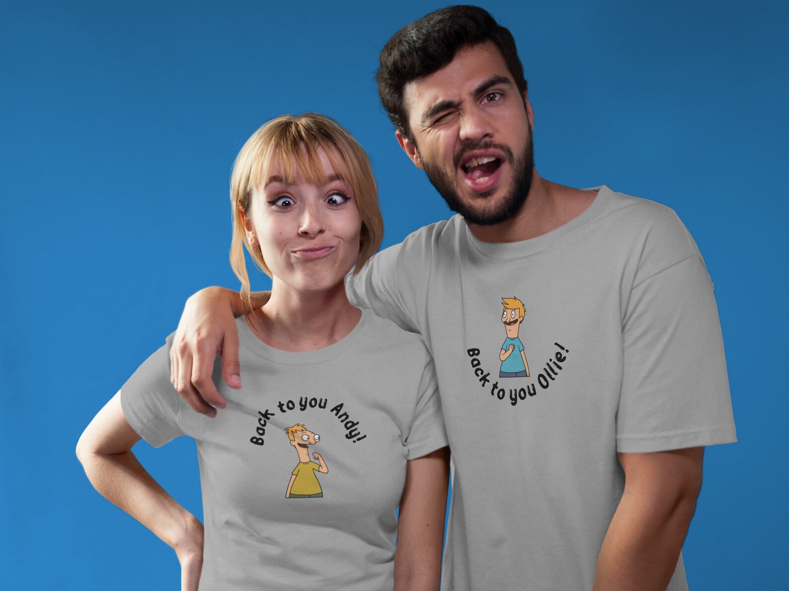 Ollie Bobs burgers Andy and Ollie couples t shirt 1 de 2 Etsy