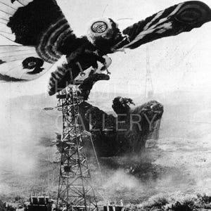 Godzilla vs. Mothra Photo Print - Kaiju Monster - Japanese Art - Toho - Dinosaur Art - Japanese Movie Monster - Cool Photo - Monster Art