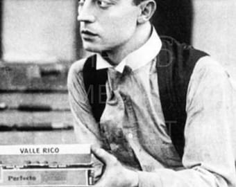 Photo Rare De Buster Keaton En Couleurs - Format 8x10 - Brillant