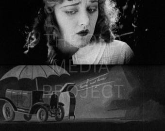 Vintage Silent Movie Title Card Print - Funny Quote Silent Film Art - Retro Movie Lover Decor - Dark Humor Wall Art