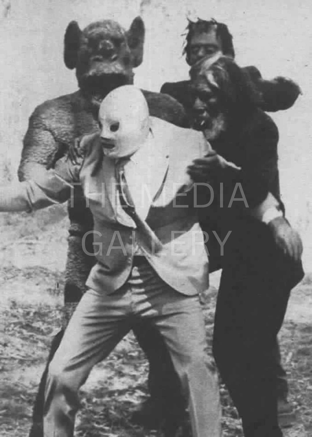 El Santo Vs. Monsters Photo Print Wall Art - Lucha Libre Photo