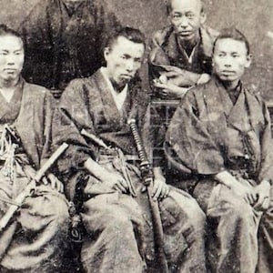 Samurai, 1860&#39;s Photo Print Wall Art - Samurai Sword - Samurai Art - Japanese Art - Vintage Old Photo - Japanese Print - Feudal Japan