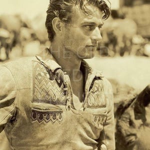 Vintage Young John Wayne, The Big Trail 1930 Photo Print - Old Hollywood - Western Art Aesthetic - Vintage Cowboy Art Decor Aesthetic