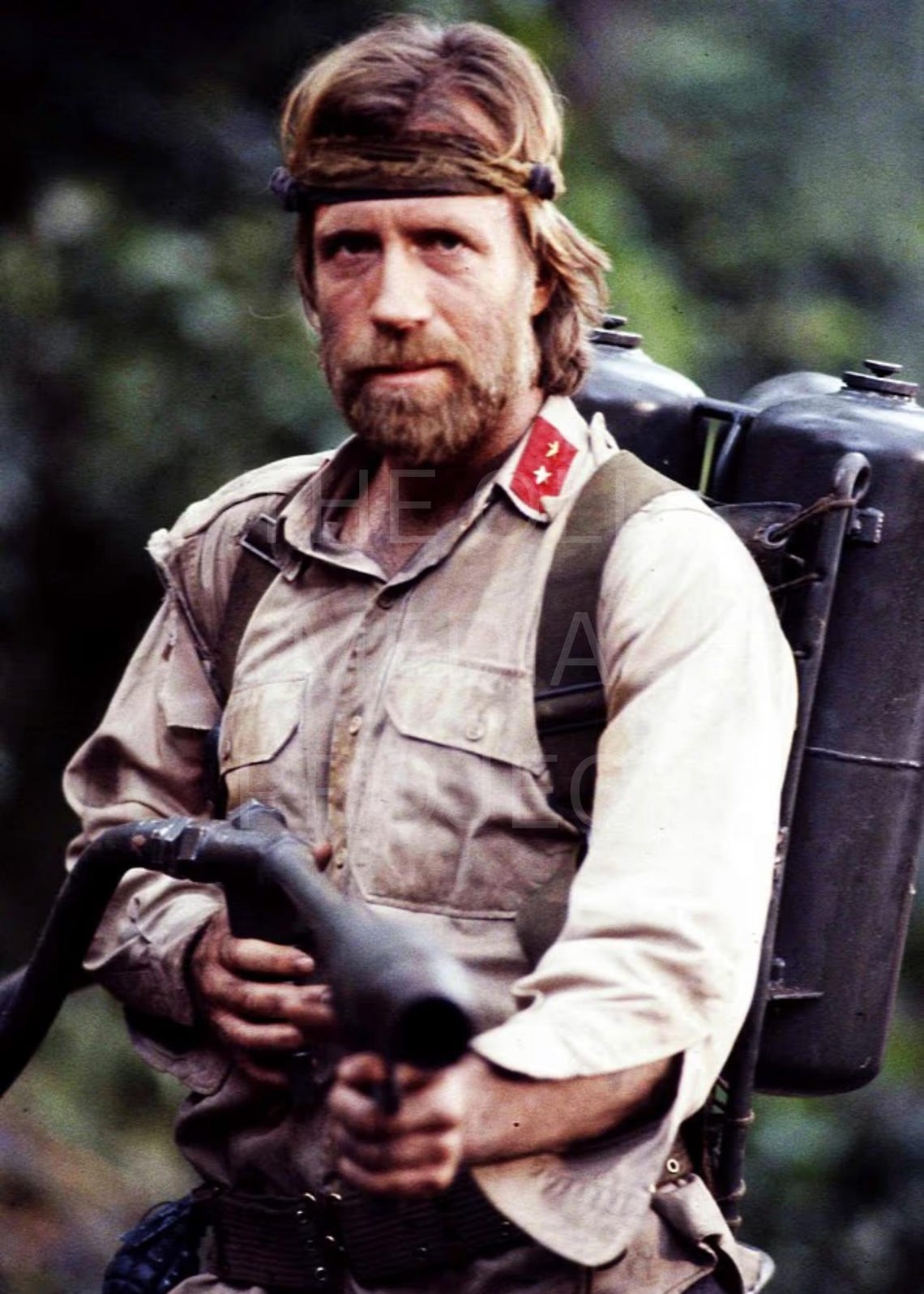 Chuck Norris as Colonel Braddock Photo Print – 80s Action War Movie Art ...