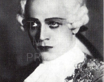 Sergei Lemeshev Vintage Photo Print, Black and White Opera Singer Portrait Wall Art, Classical Tenor Poster, Unframed Photo