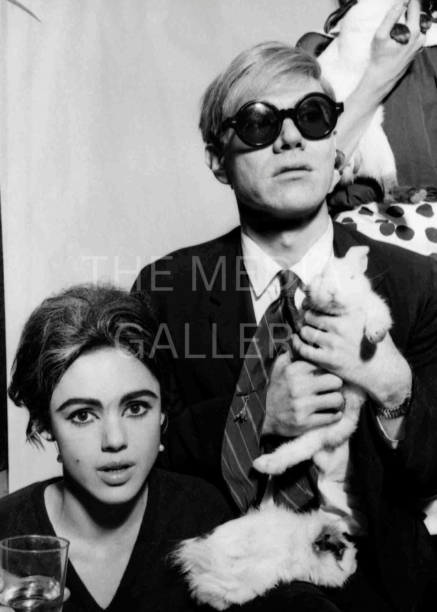 Andy Warhol & Edie Sedgwick Rabbit Photo, 1960s Pop Art Print - Etsy