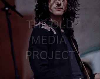 Jimmy Page Photo Print, Classic Rock Legend Wall Art, Led Zeppelin Live Guitarist Poster, Vintage 1970s Music Icon Decor, Musician Gift