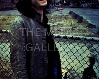 Jim Morrison & Dogs Photo Print: 1960s Psychedelic Rock Art