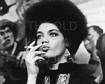 Kathleen Cleaver Black Panther Party Photo Print - 1960s Civil Rights Movement Art - Black History Wall Decor - Fine Art Portrait