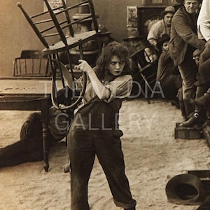 Mary Pickford, Rags 1915 Photo Print - Silent Film Actor Actress - Girl Power - Vintage Old Photo - Silent Movie - Western Art Decor