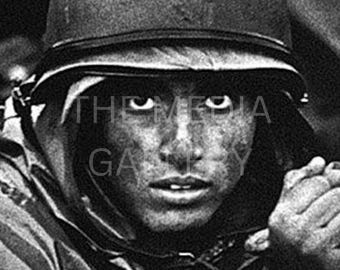 Vietnam War Photo Print, American Soldier, Thousand Yard Stare
