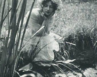 Constant Puyo Photograph, Victorian Fairycore Art Print, Ethereal Beauty