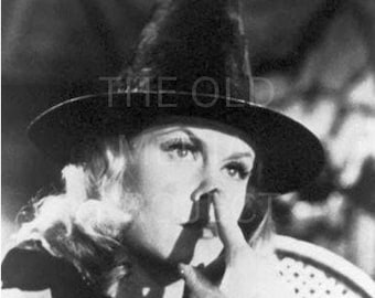 Bewitched, Samantha Tapping Nose Photo Print - Bewitched TV Show - Witchy Art Decor - Halloween Witch Art Decor - Classic TV