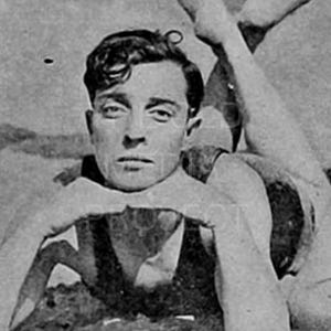 Buster Keaton Funny Beach Pose Photo Print - Silent Film Movie Actor - Vintage Old Photo - Black and White Photo - Antique, Cool, Photo