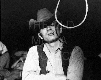 James Dean Cowboy Art Photo Print – Hollywood Icon Decor