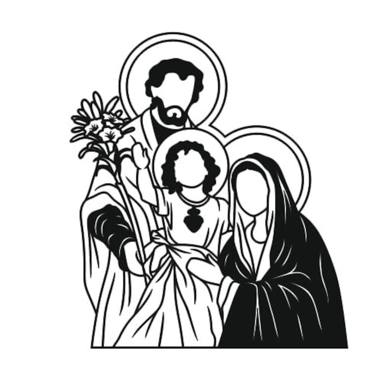 Holy Family Wall Decor Wall Decor Religious Saints Etsy