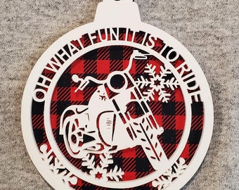 Motorcycle ornament svg