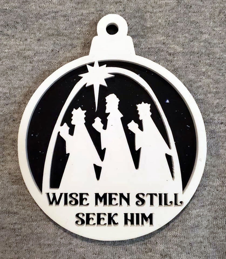 Wise Men Christmas Ornament SVG - Etsy