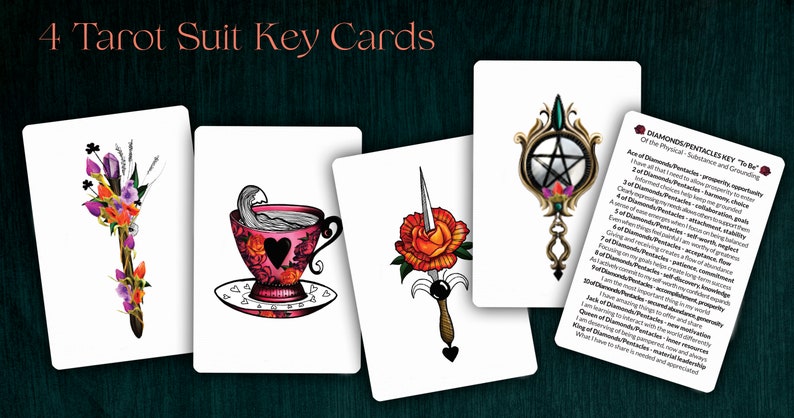 Karty do gry Mystic Woodlyn's Tarot Infused Charmed zdjęcie 5
