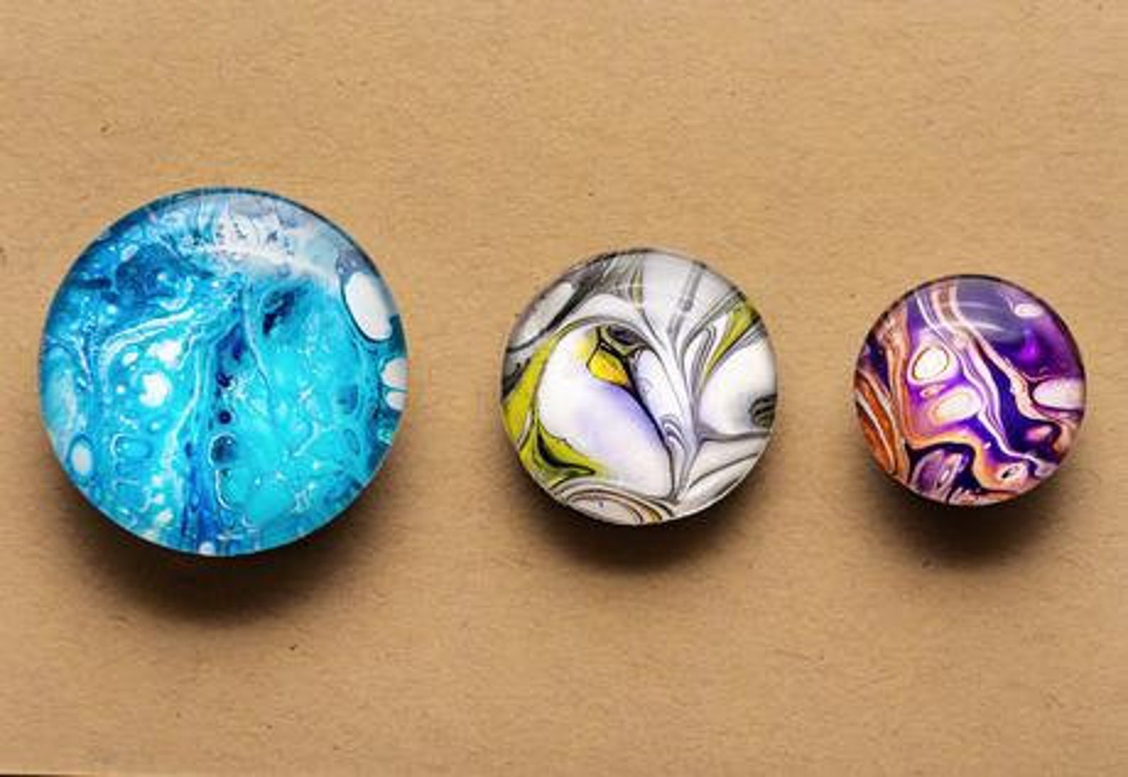 Glass No. 15 set of 3 Etsy