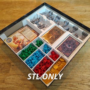 STL para inserto/organizador de juego de mesa Talisman