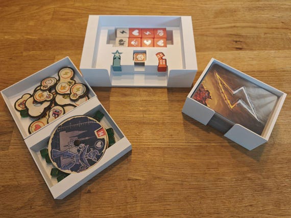 King of Tokyo Duel Insert | Fits Sleeved Cards and Promo Cards |  Lightweight Organizer for the Game - Etsy