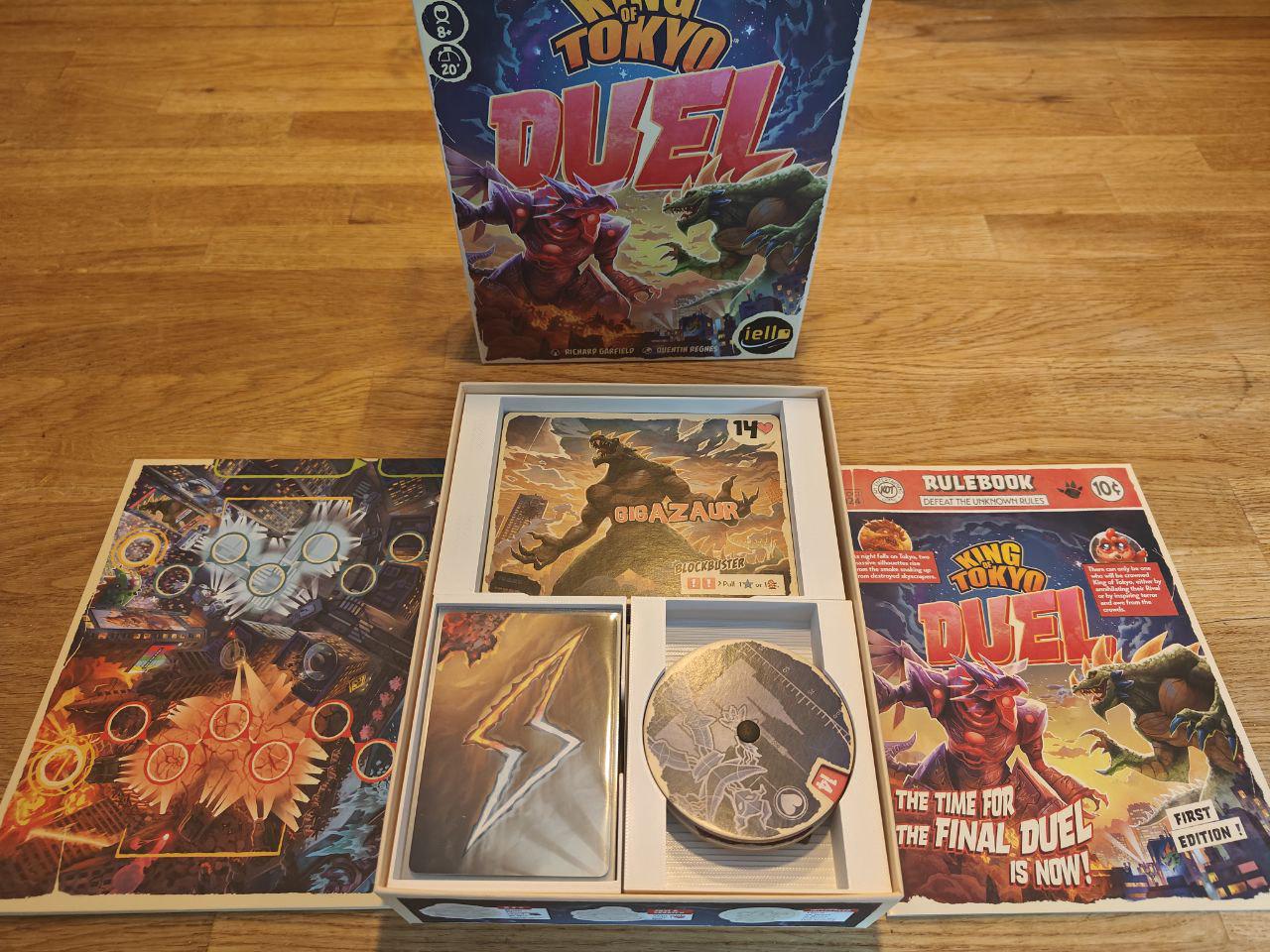 King of Tokyo Duel Insert | Fits Sleeved Cards and Promo Cards |  Lightweight Organizer for the Game - Etsy