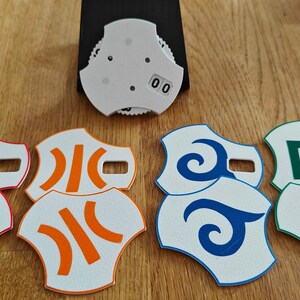 Quadrante del rilevatore di salute dell'Orda Skytear / Quadrante meccanico magnetico con piastre personalizzabili per tutte le fazioni / Regalo per i fanatici dei giochi da tavolo
