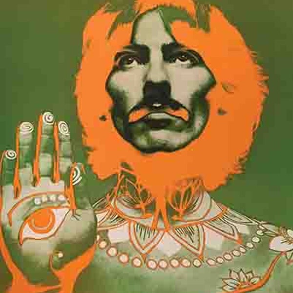 Vintage 1967 George Harrison The Beatles poster digital art print  retro