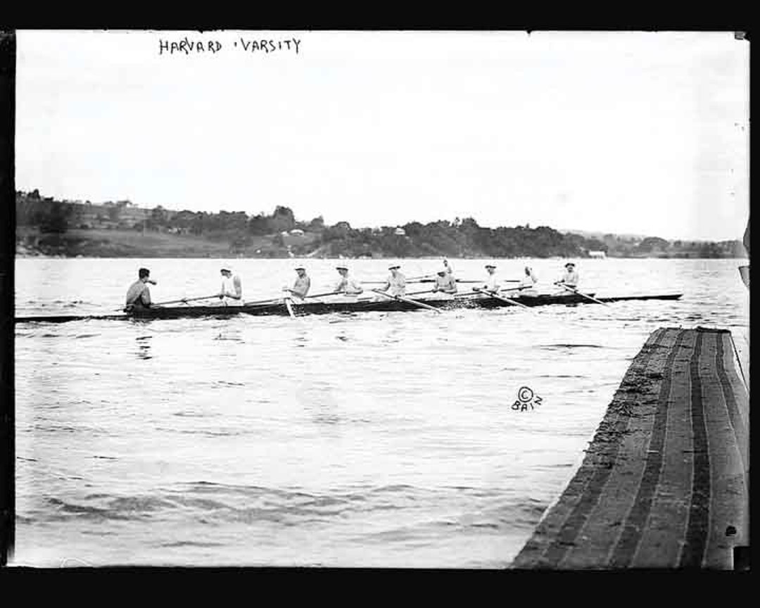 Vintage Harvard University Rowing Team 1910's Photo Poster Digital Art