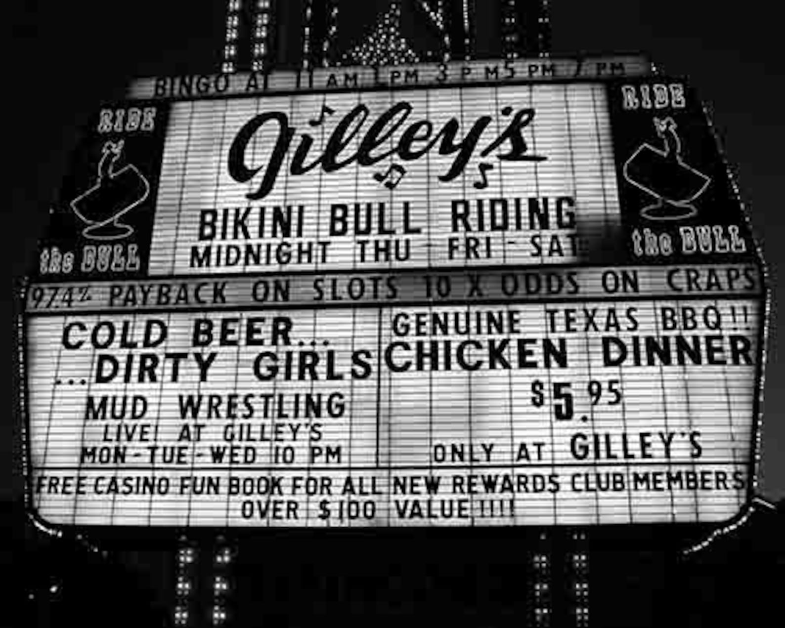 Vintage Gilleys Gilley's Night Club Pasadena TX Texas Las Vegas NV