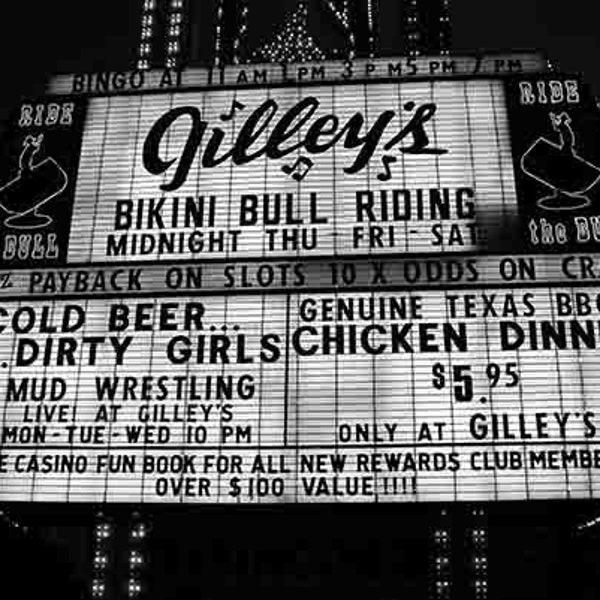 Vintage Gilleys  Gilley's Night Club Pasadena TX Texas Las Vegas NV  country music poster  digital art print  retro