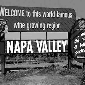 Vintage Napa Valley CA California Wine Country  photo  poster digital art print  retro