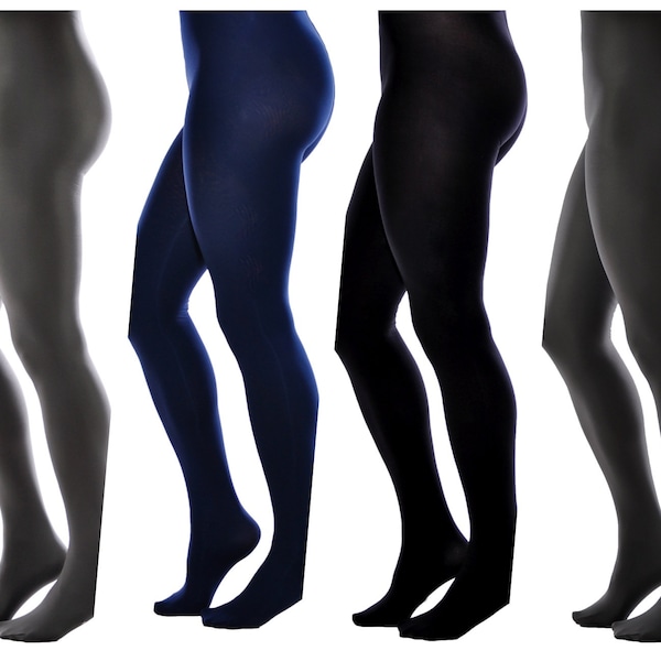 Thick and warm, 100 denier microfiber tights for women from Aurelie