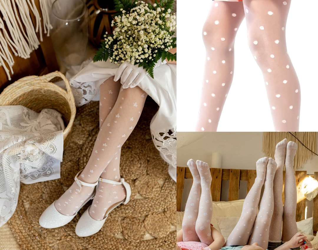Adorable Children's Tights From Aurellie: White Elegance With a Variety ...