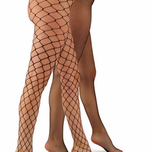 Collants résille Avec petites et grosses mailles. Effet aveuglant image 6