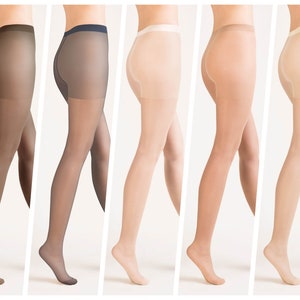 3PACKS! 20 DEN Transparent pantyhose for women by AURELLIE - 9 colors, S-4XL
