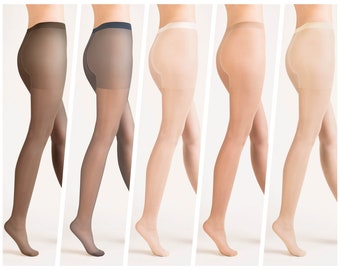 VERPAKKING VAN 3 STUKS! 20 DEN Transparante panty voor dames van AURELLIE - 9 kleuren, S-4XL