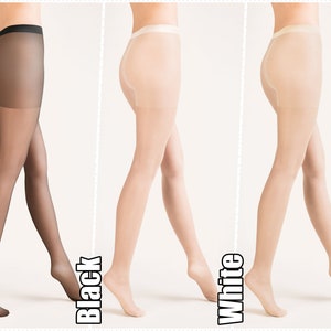 3 PACK 20 DEN Transparent pantyhose for women by AURELLIE 9 colors, S-4XL Bild 4