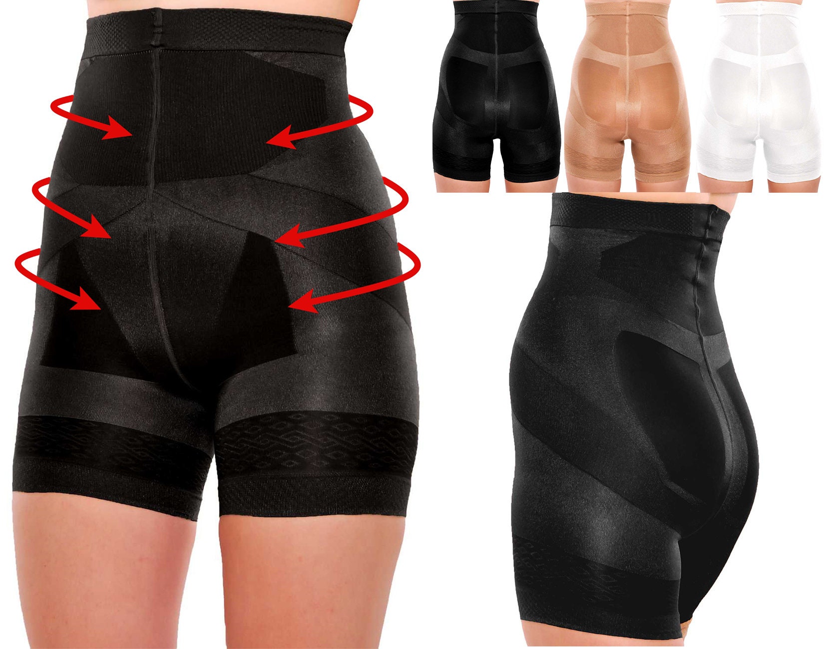 Tummy Control Shapewear for Women Butt Lifter High-waisted Body