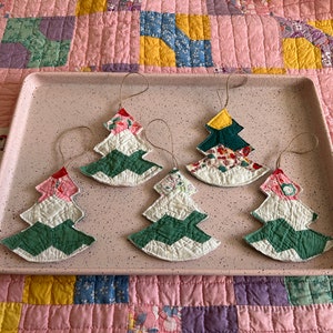 Quilted Christmas Tree Ornament