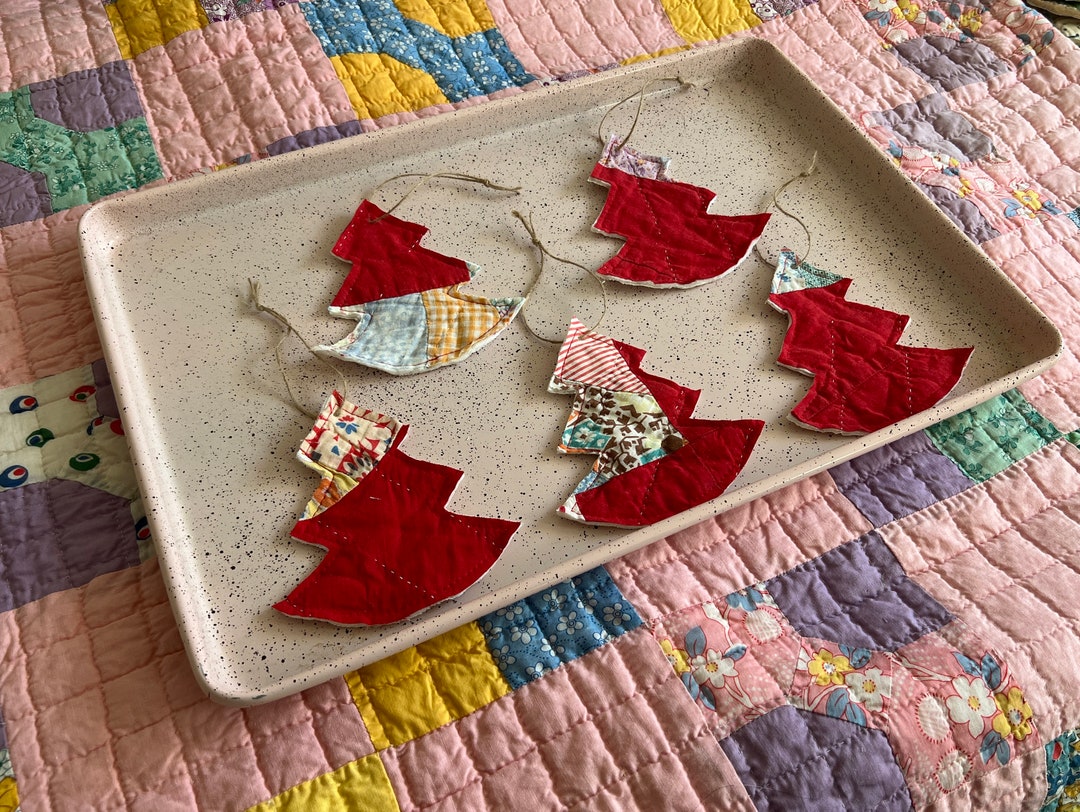 Quilted Christmas Tree Ornament Etsy