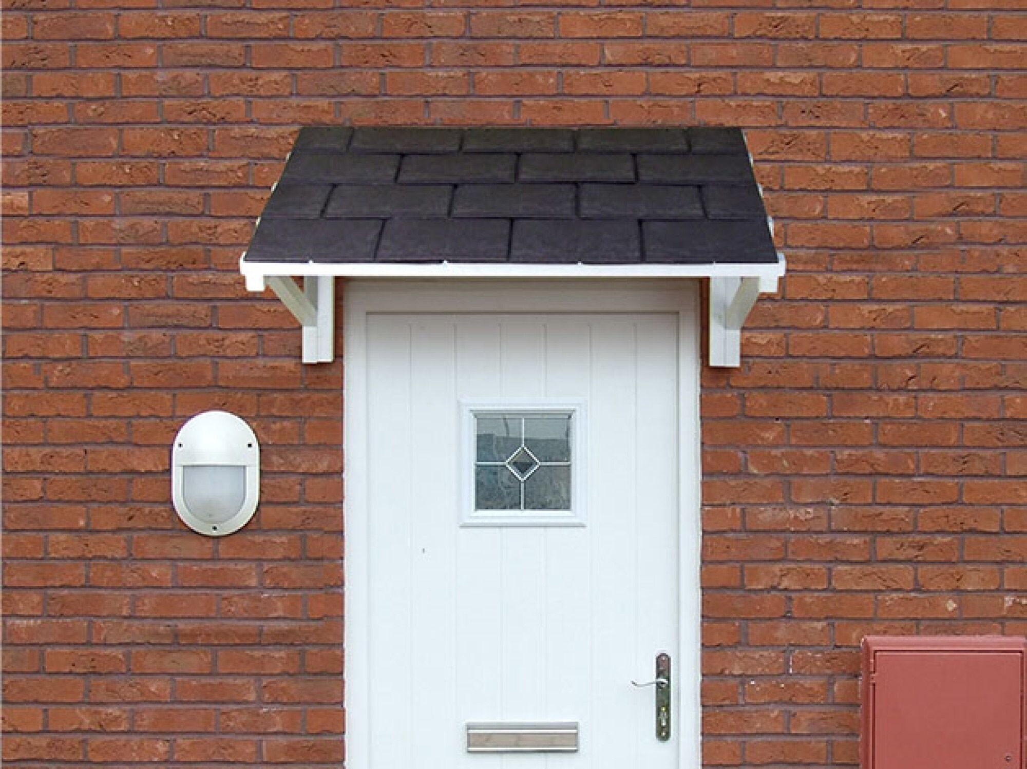 Front door canopy porch rain protector awning lean-to roof shelter new Front door canopy porch rain protector awning lean-to roof shelter new